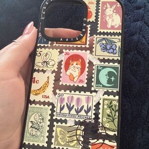 Casetify - IPhone 16 Pro Max Case with Vintage Stamp Collage Design - Multicolor